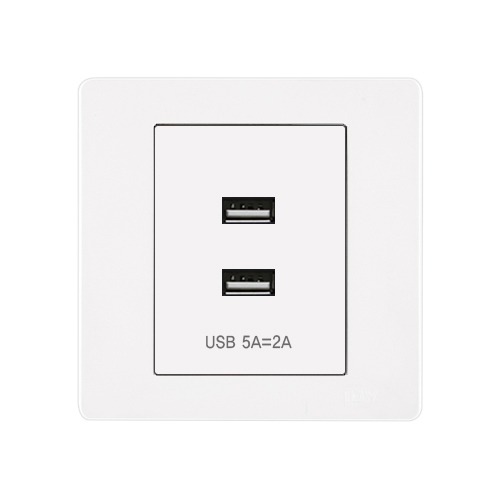 [BS_White] 1구 USB충전(BSW1_B)